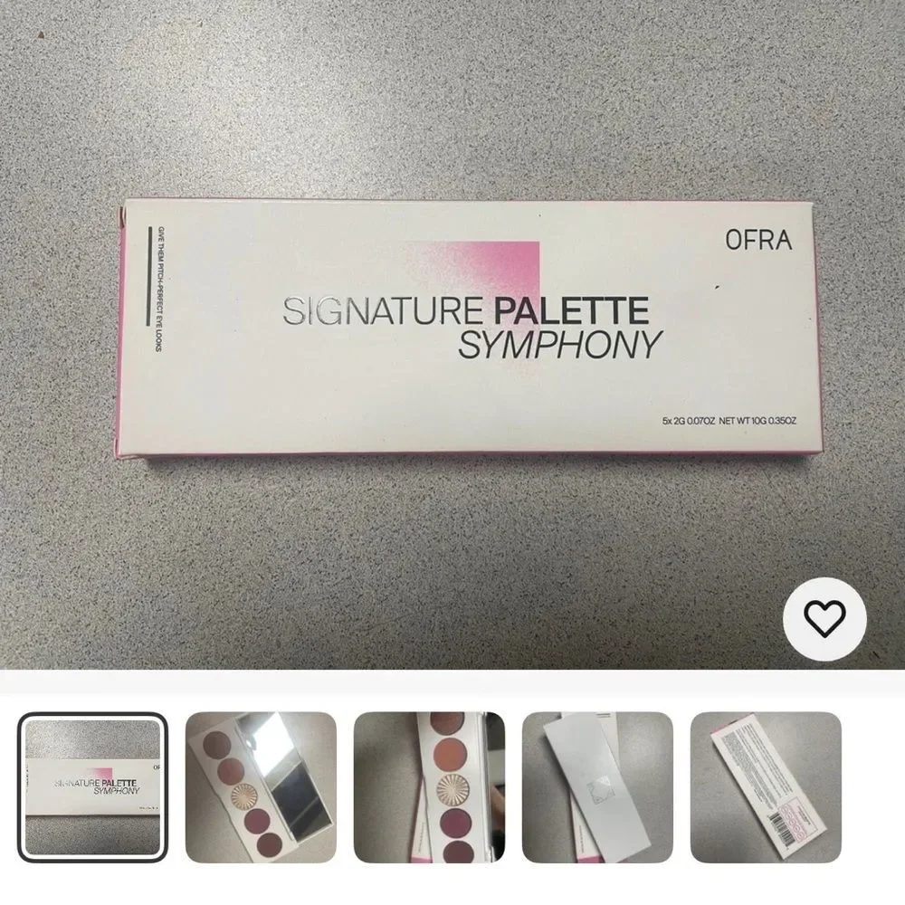 OFRA Signature Palette Symphony — White & Pink Packaging